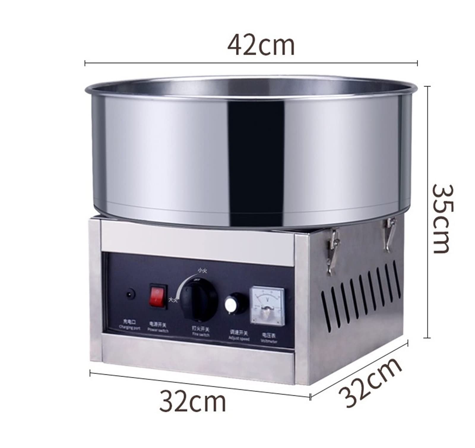 Bricolage Commercial Barbe à Papa Machine gaz Coton Sucre Fantaisie Robot culinaire Soie Fabricant Snack équipement Cuisiner sans Effort