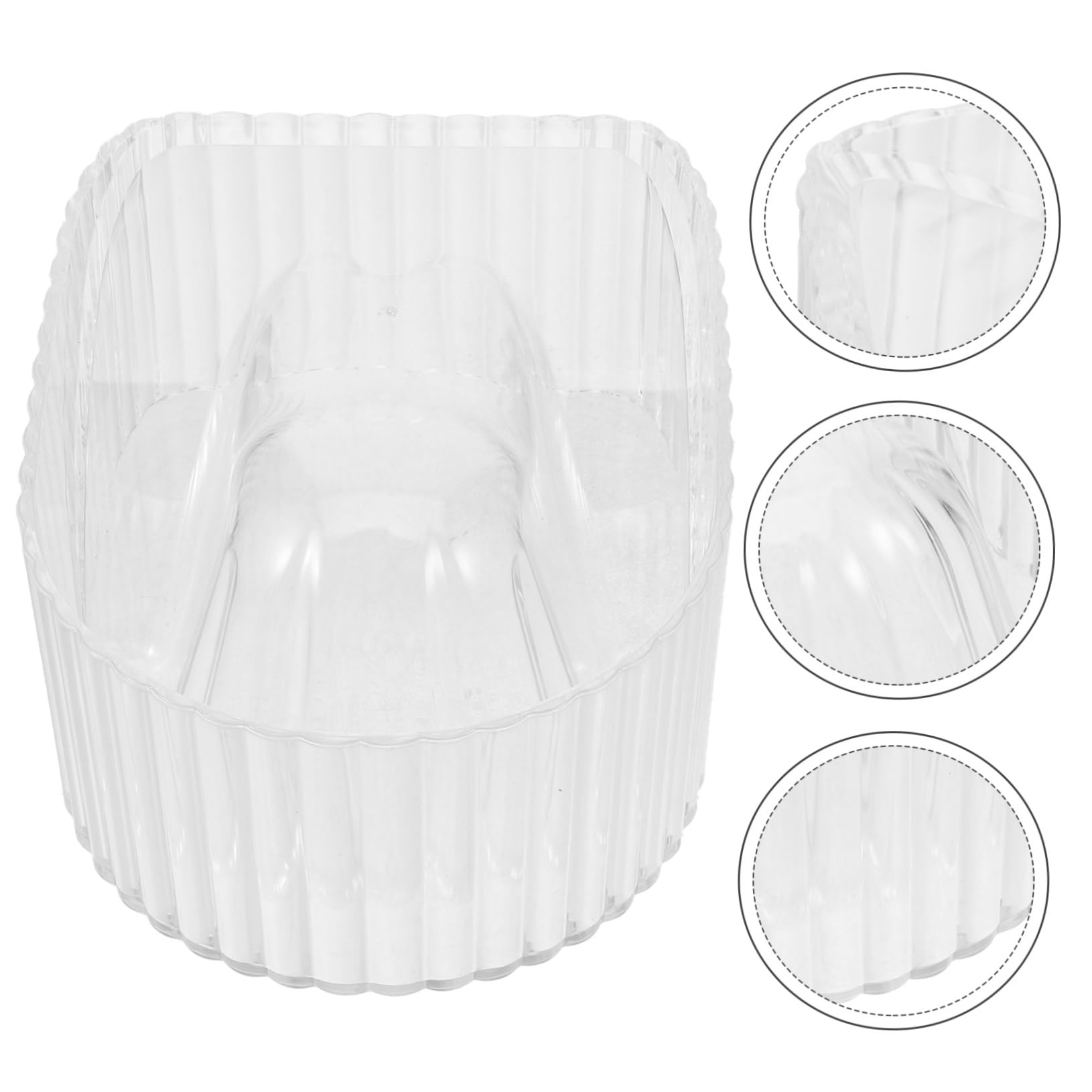 Beatifufu Finger Soak Bowl Nail Art Soak Bowl Set of 2 Perfect Manicure Tool for Home Salon