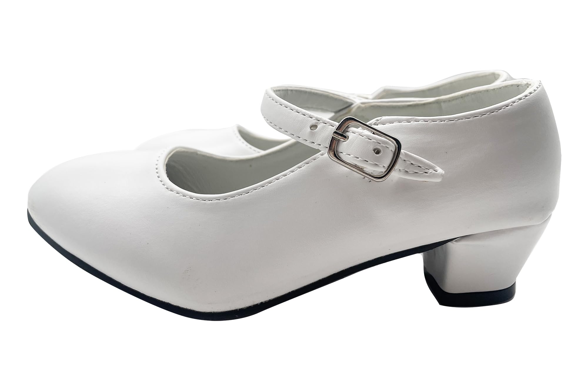Zapatos Tacón Niña Sevillana, Zapatos Flamenco Mujer de Ballet Princesa, Pide una Talla más