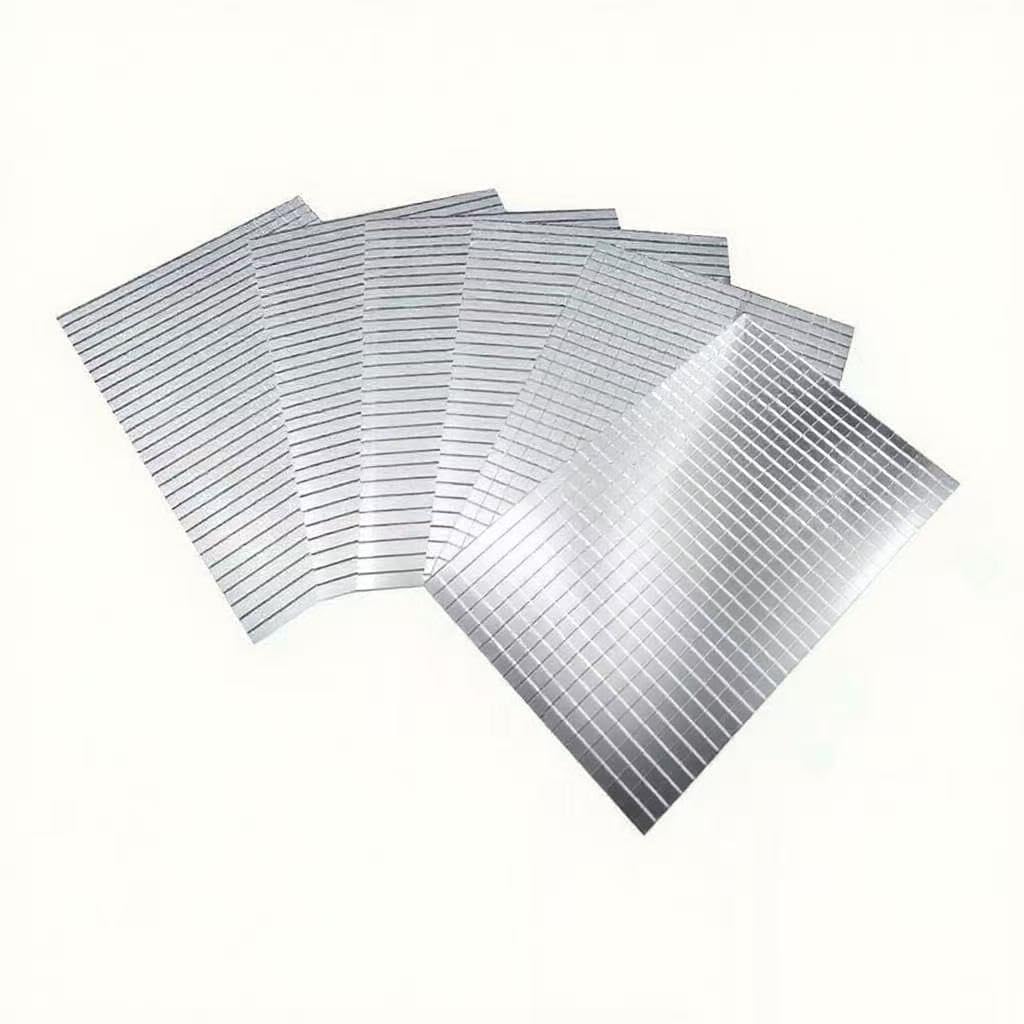 Kaiyuan Silver 6 Sheets X 600Pcs Mirror Mosaic Self Adhesive Disco Ball Mirror Tiles Diy Craft Decoration (5X5mm, )