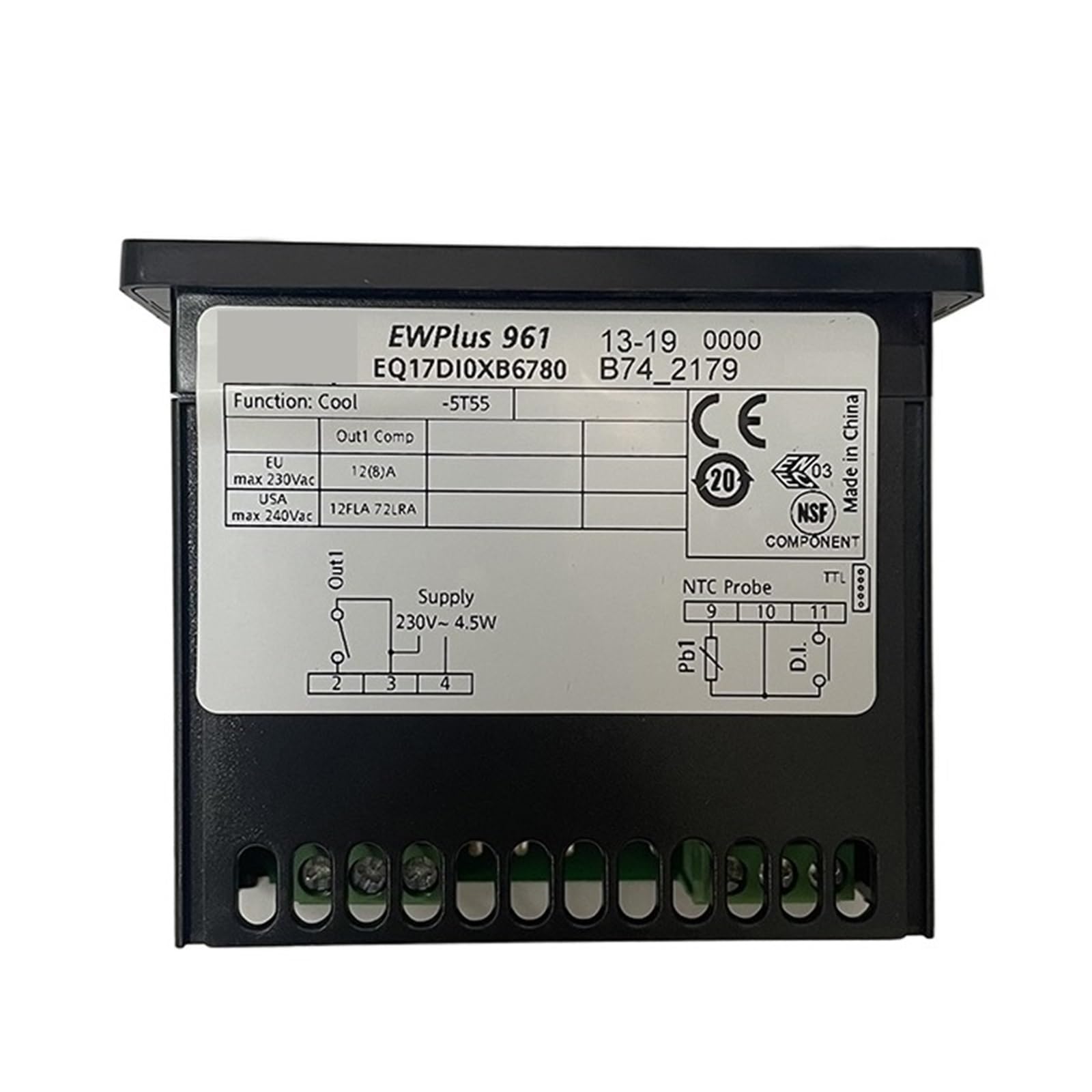 EW Plus 961 974 controlador digital electrónico para frío comercial 4