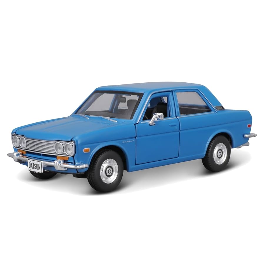 メイスト 1972 Datsun 510 ブルー ダイキャスト　ミニカー メイスト 1972 Datsun 510 ブルー ダイキャスト ミニカー｜Yahoo