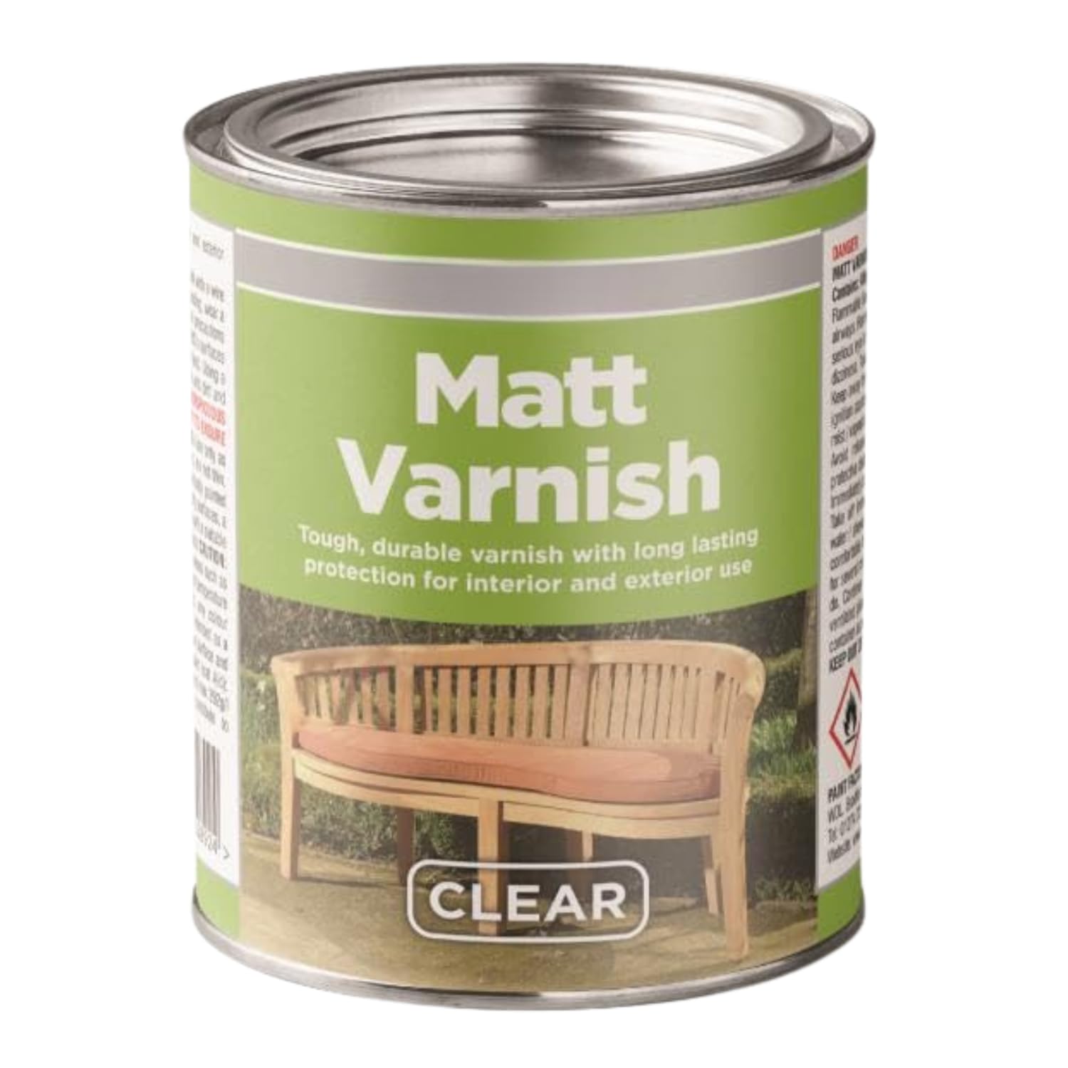 All Purpose Matt/Gloss/Yacht Varnish Spray Aerosol Professional Finish, Wood Colour Paint, Long Lasting Protection (Matt Varnish (300ml Tin), 2)