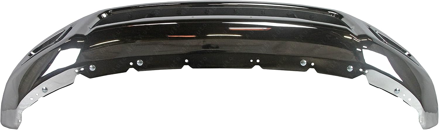 BUMPERS THAT DELIVER - Chrome, Steel Front Bumper Face Bar Assembly for 2017 2018 2019 Nissan Titan Pickup 17 18 19, NI1002153