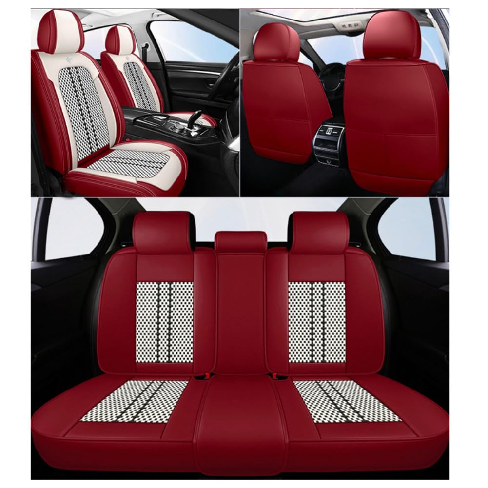 9 stuks Autostoelhoezen voor Suzuki Vitara 5-Door LY 2015-2024, Stoffen Stoelhoezen Ademende Comfortabele Hoezen Ondersteunt Beschermer