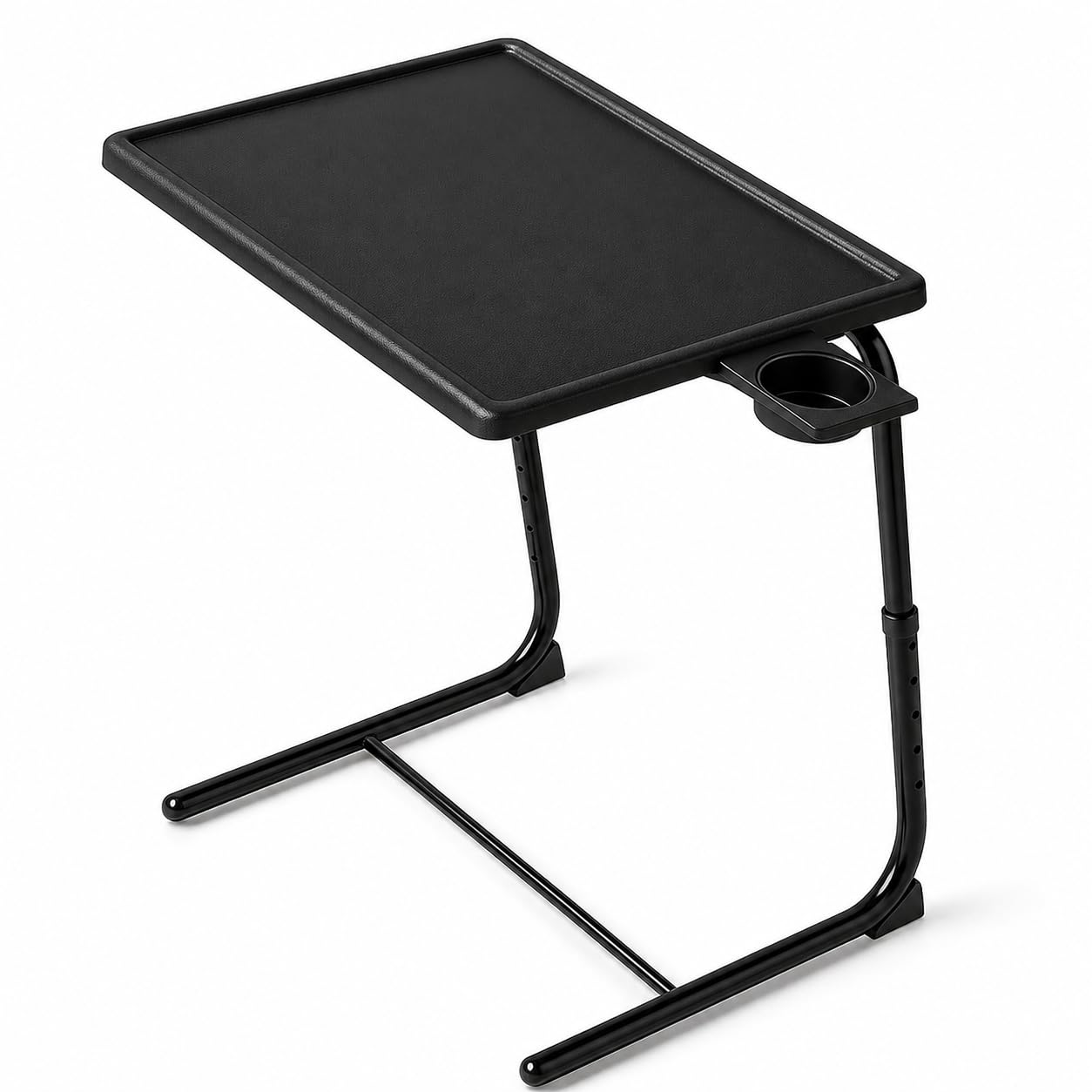 Mesa plegable auxiliar portátil T-LOVENDO.ES regulable para sofá o cama