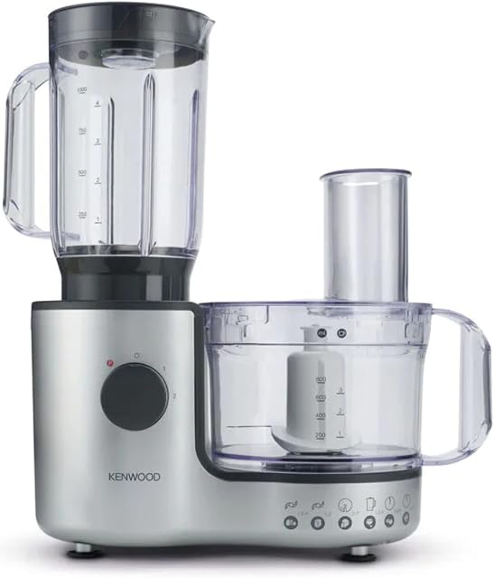 Kenwood FP195 Compact Food Processor - Silver And Grey