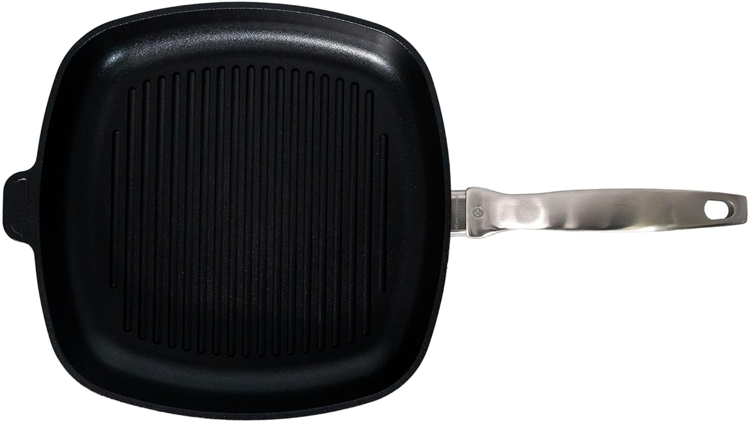 Swiss Diamond Nonstick Hybrid Ceramic and Diamond-Infused Square Grill Pan Dou Ceramic, Dishwasher & Oven Safe Up To 500 °F, 11 x 11-Inches
