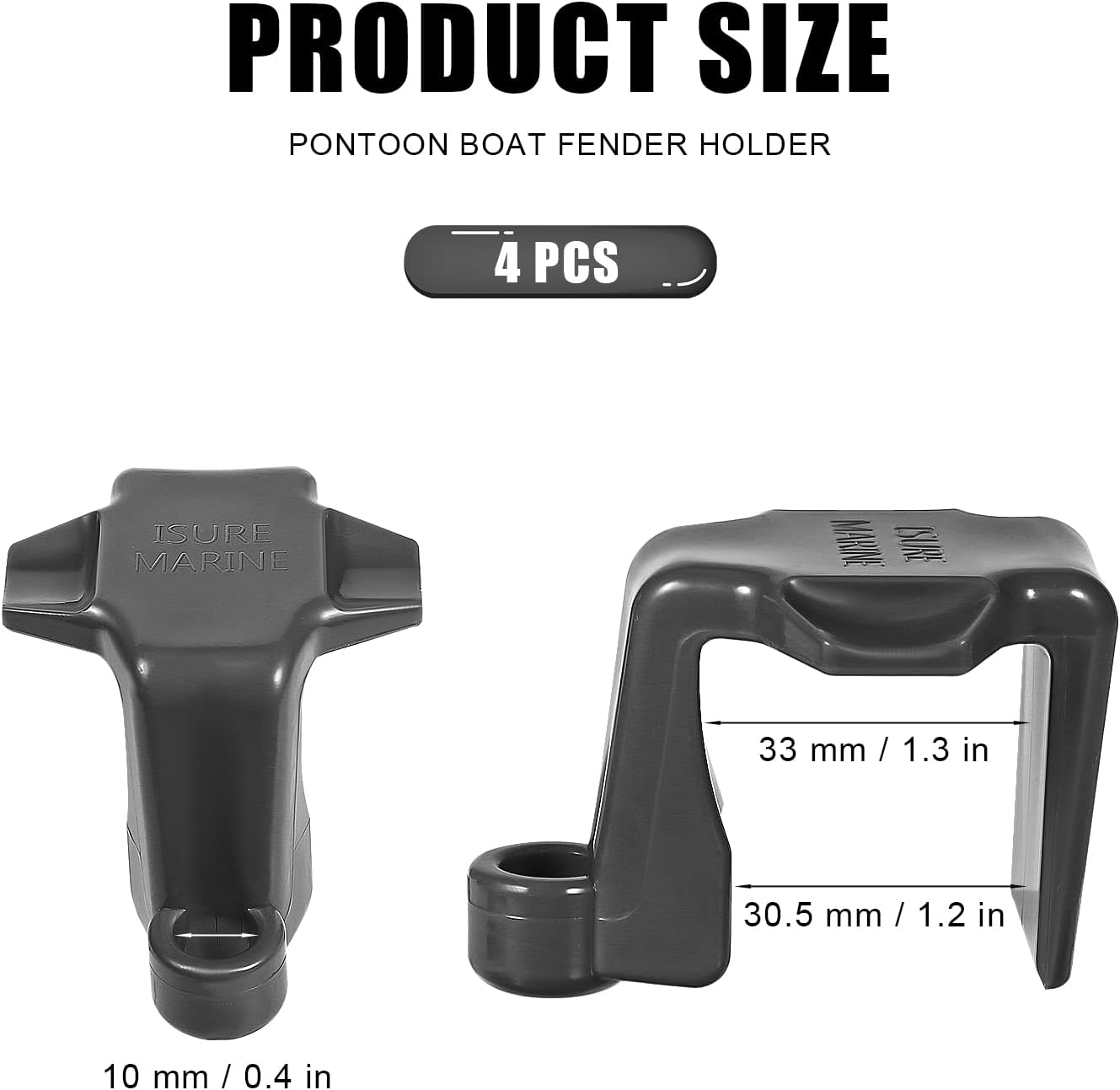 Buy AIEX Boat Rail Fender Clip, Rail Fender Hanger Pontoon Boat Bumper