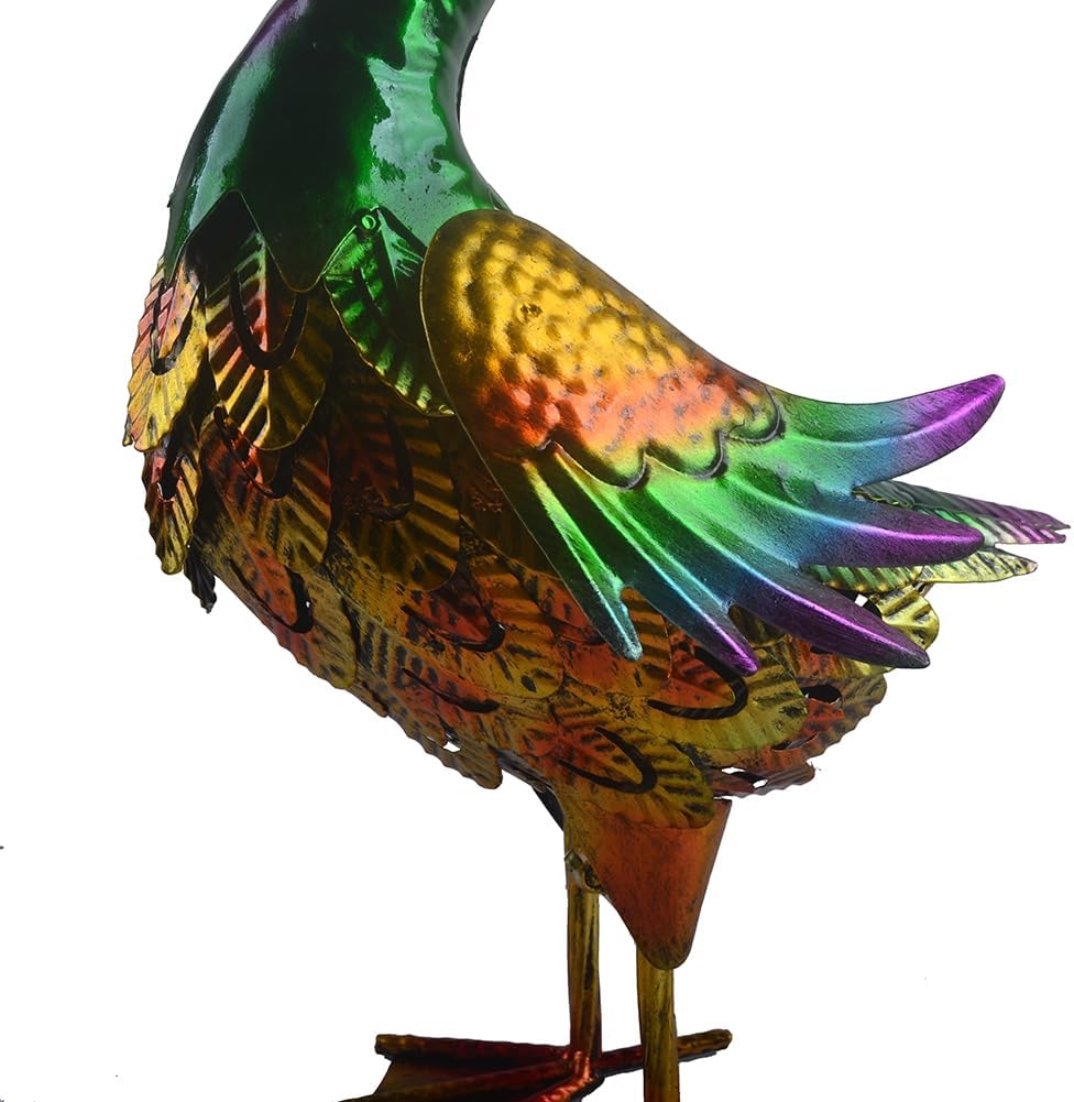 Duck Statue Metal Mallard Duck Sculpture Garden Decoration Metal Yard Art for Patio Lawn Backyard Outdoor Decoration