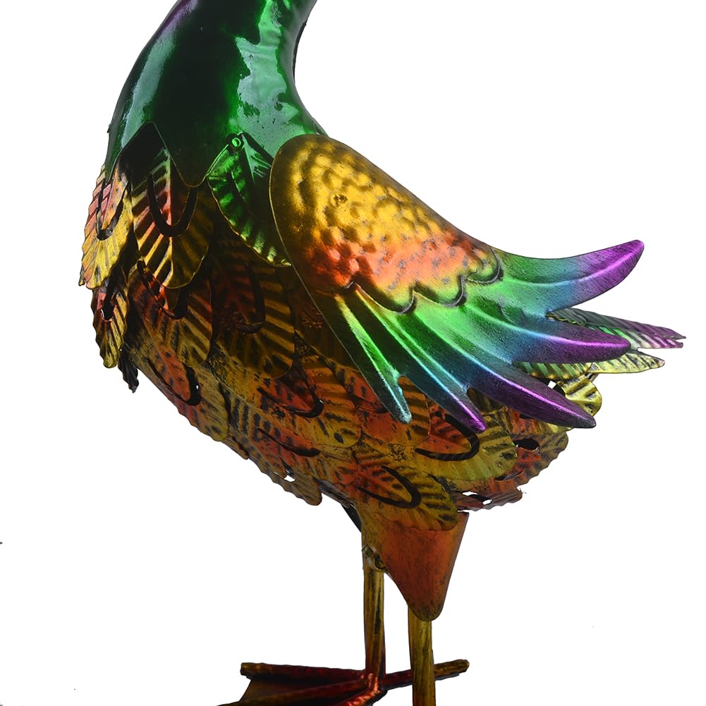 Metall-Entenstatue – Rustikale Gartendekoration Aus Metall (ca. 35 Cm Hoch)