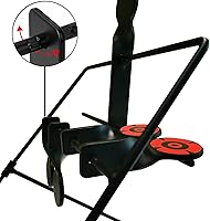 Vista 4 de Atflbox Objetivos de reajuste para pistolas de pellets, objetivos de acero para disparos y caza, clasificados para rifle de pistola de aire calibre