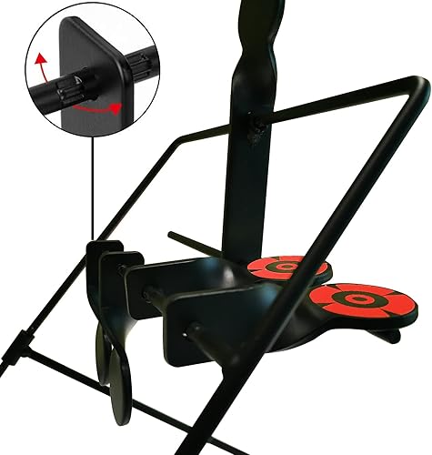 Miniatura 4 de Atflbox Objetivos de reajuste para pistolas de pellets, objetivos de acero para disparos y caza, clasificados para rifle de pistola de aire calibre