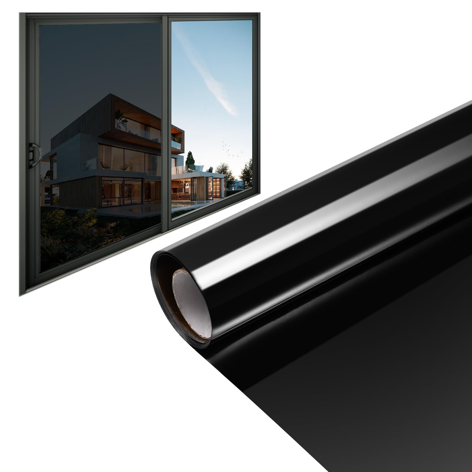 Film pour vitres de confidentialité anti-chaleur et blocage thermique en PVC