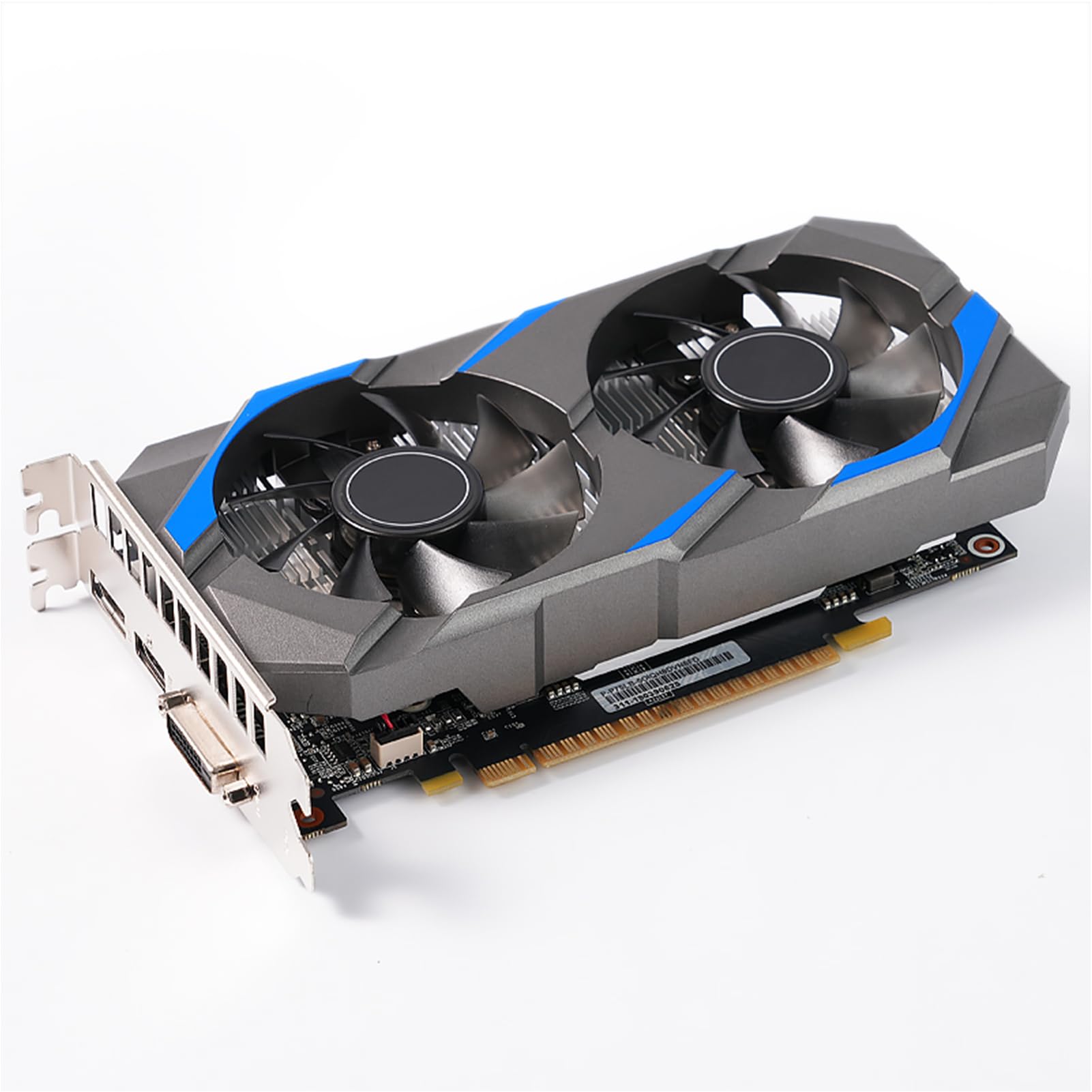 Karlak GTX 1050 2GB Graphics Card, Powerful Game Graphics, GDDR5 GPU Gaming Card with Dual Cooling Fan, 4K Support, 3 Monitors Working, PCB, Low Power Consumption, Black Color-image-8