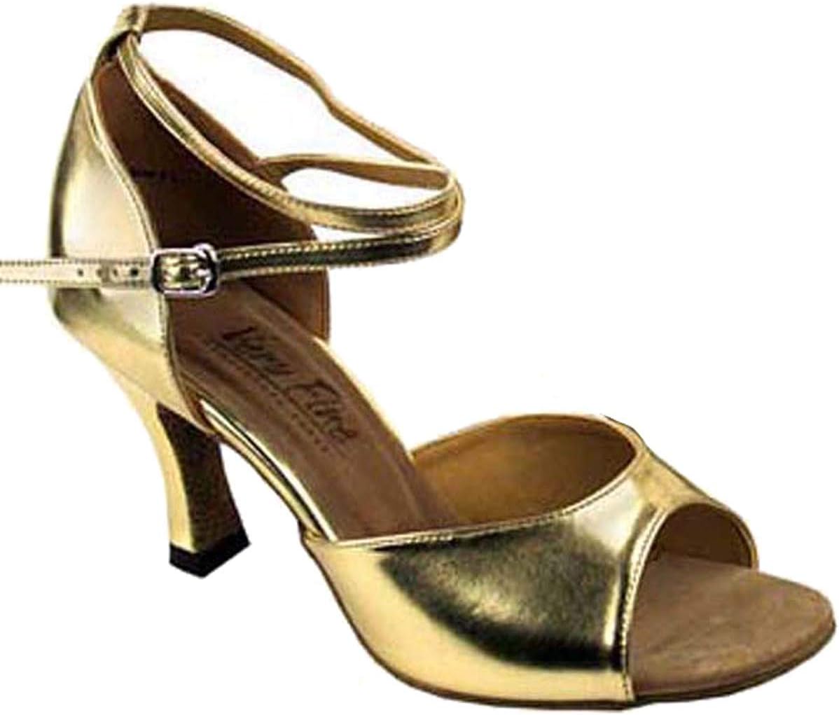 Women's Ballroom Dance Shoes Tango Wedding Salsa Shoes 6012EB Comfortable-Very Fine 3" [Bundle of 5]