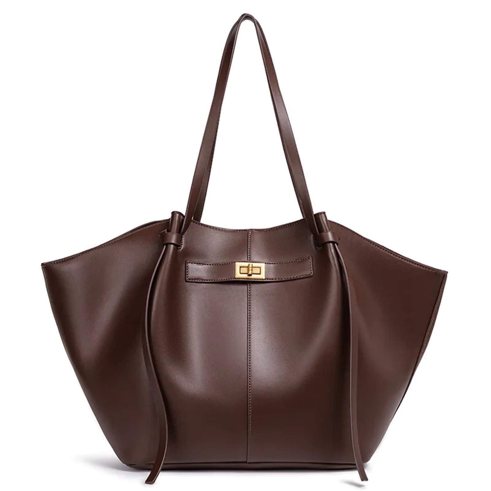 Bolso De Mano De Cuero Bolso de mano for mujer, piel sintética, gran capacidad, for la axila