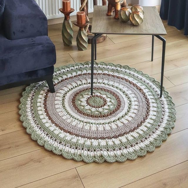 Lot De 4 Bobines De Fil Pour Tapis, Bandes De Tissu Coton, Fabriqué En France