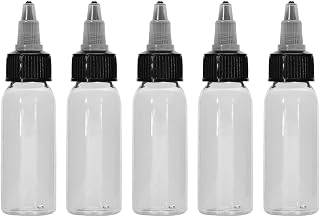 30ml Empty Tattoo Ink Bottles Twist Cap Tattoo Pigment Container Plastic Dispensing Bottles Tattoo Supplies(5pcs)