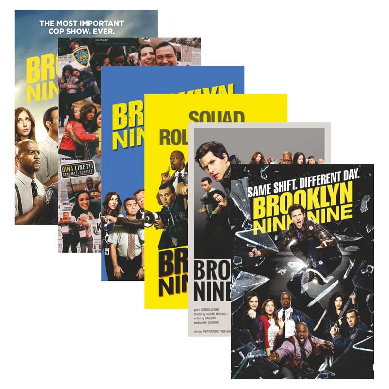 SAW Brroklyn 99 Aesthetic Posters Wall Art For Home Bedroom Living Room Office Student Wall Decor 8x12 inch (A4 Size) Set of 6 (B0CVH5LJ1Z) Amazon Price History, Amazon Price Tracker