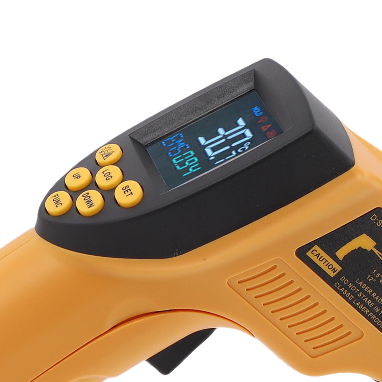 Termómetro Infrarrojo Digital, ABS, Pistola de Temperatura Precisa, -58 a 1742 para Cocinar, Hornear, HVAC, Reparación de Automóviles