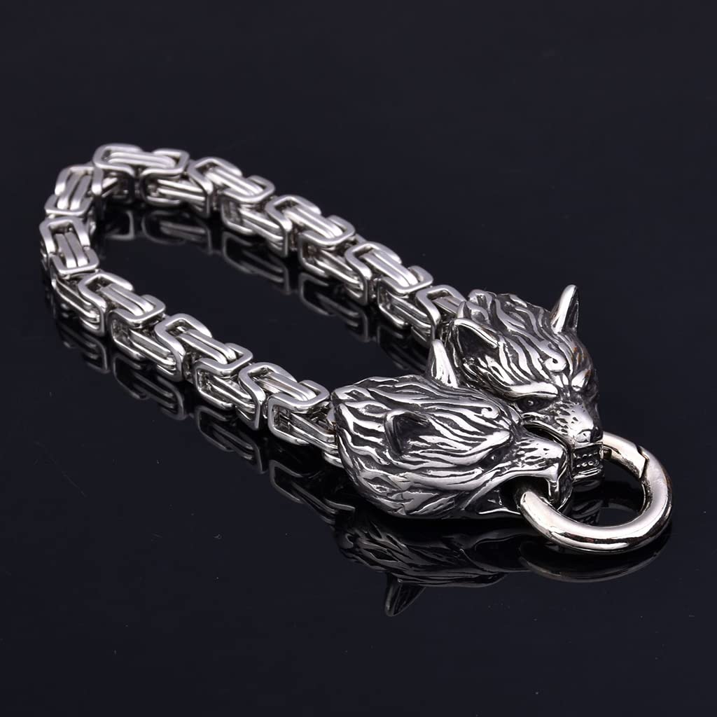 Orologio da Uomo in Legno con Rune Vichinghe con Catena alla Moda E Cinturino da Polso Regolabile con Incisione A Mano in Confezione Regalo