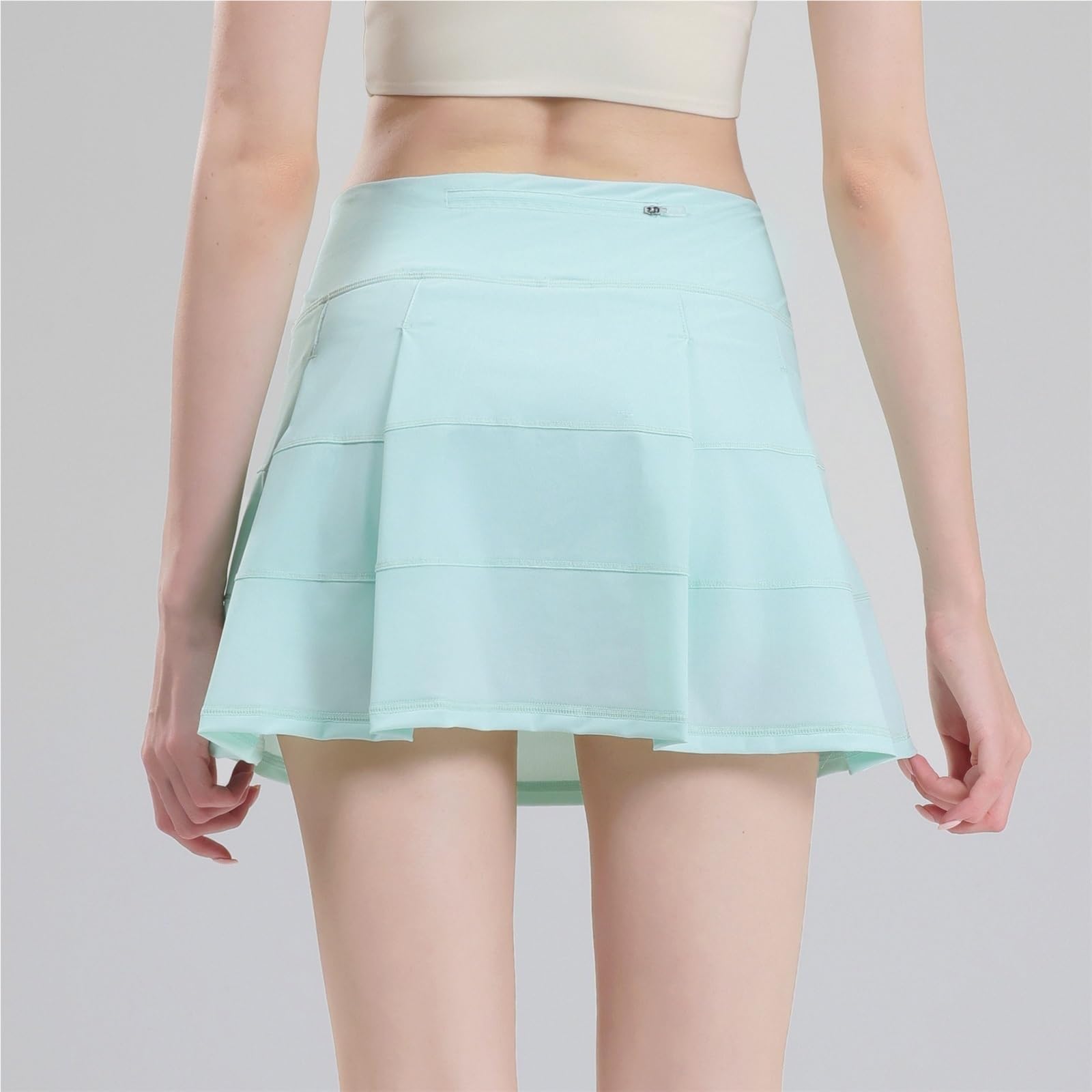 Falda Corta de Tenis Transpirable for Mujer, Faldas Plisadas Yoga, Falda Cintura Alta for Correr en el Gimnasio para Mujer