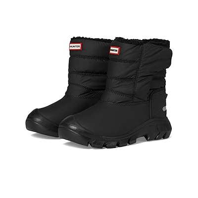 Hunter Kids Snow Boots (Toddler/Little Kid) Kids Shoes Black