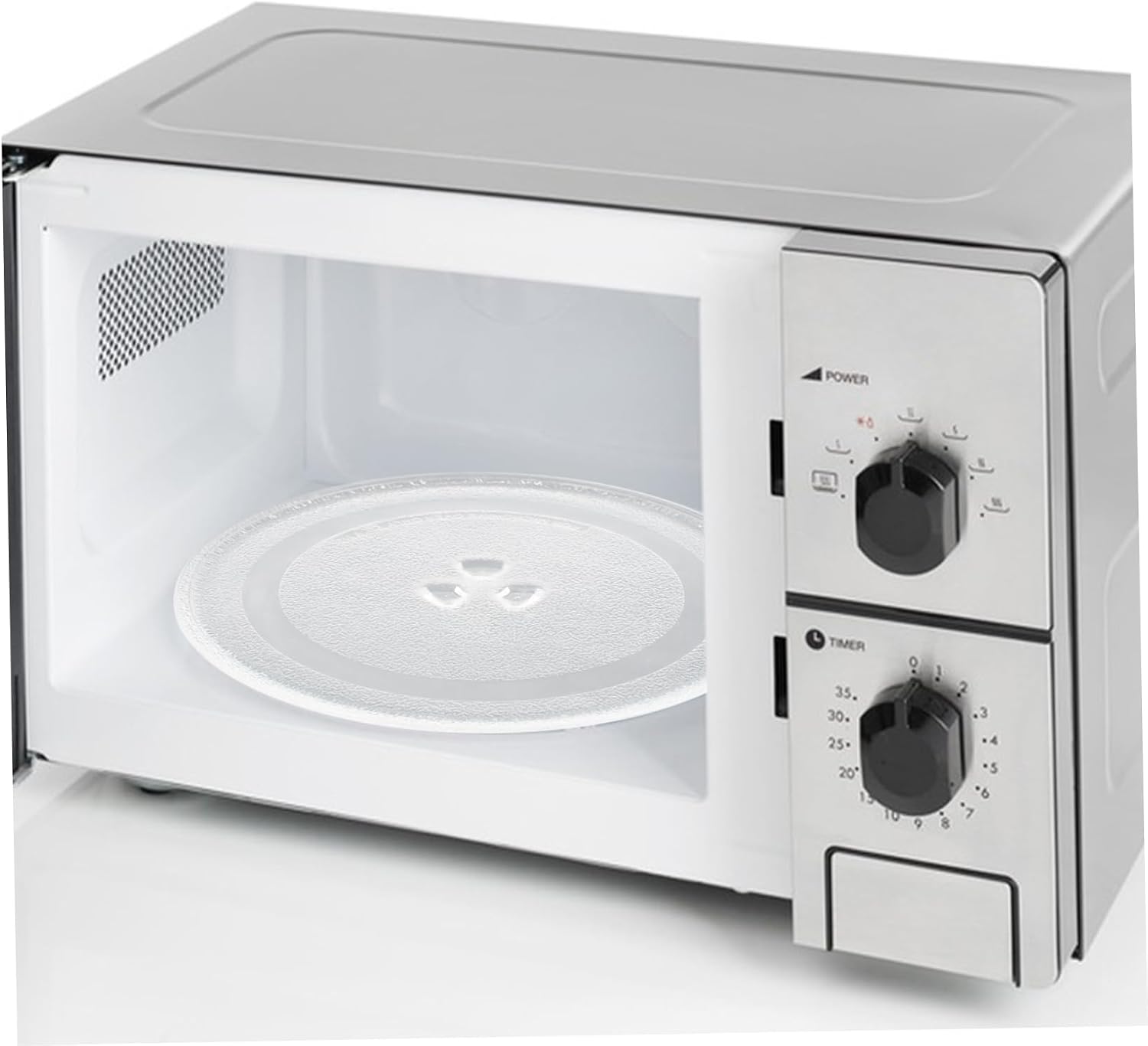 Sturdy Microwave Turntable Rack Replacement Plate Tray for Microwave Oven Glass Plate Accessory