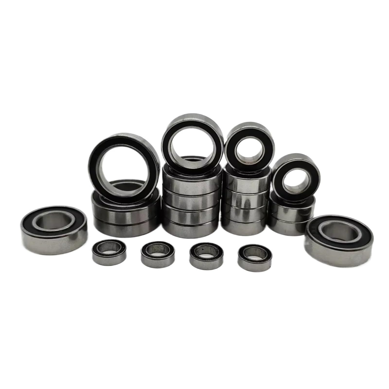 RC Lagerteile Für Traxxas XO-1 64077-3 1/7 22 Teiliges Vorgefettetes Komplettes Kugellager Kit Aus Chromstahl Mit Schwarzer Gummidichtung RC Car Upgrade Teile