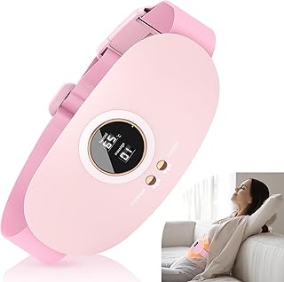 Portable Cordless Heating Pad, Heating Pad for Cramps Pain Relief with 5 Heat Levels and 7 Massage Modes, Menstrual Heating Pad - Portable and Wider Heating Range - Ideal Gift for Women and Girls