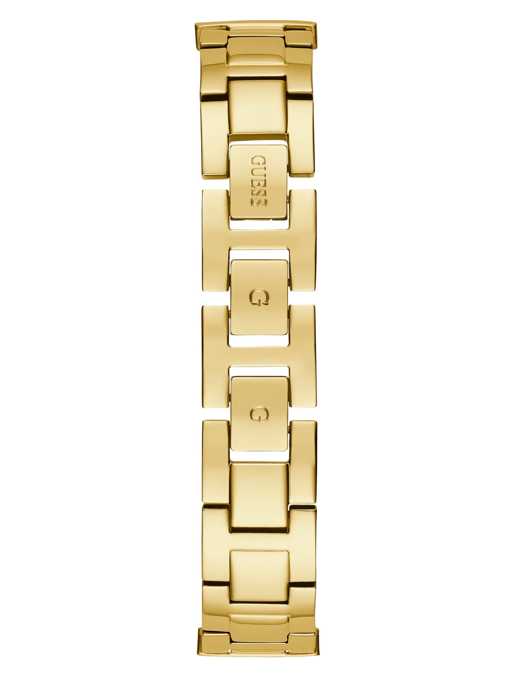 Guess US Women's Gold-Tone and Rhinestone Analog Watch, One