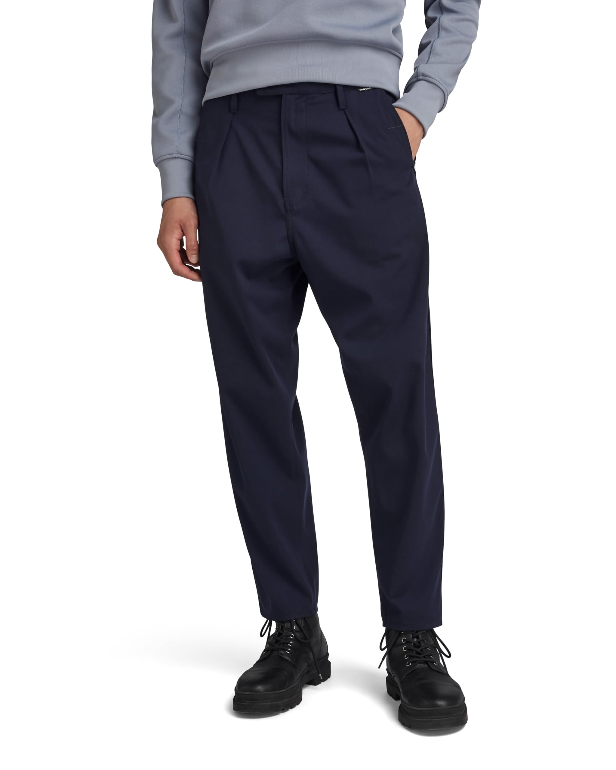 G-STAR RAW Herren Unisex Pleated Chino Relaxed, Blau (Salute D20147-D401-C742), 30W / 32L