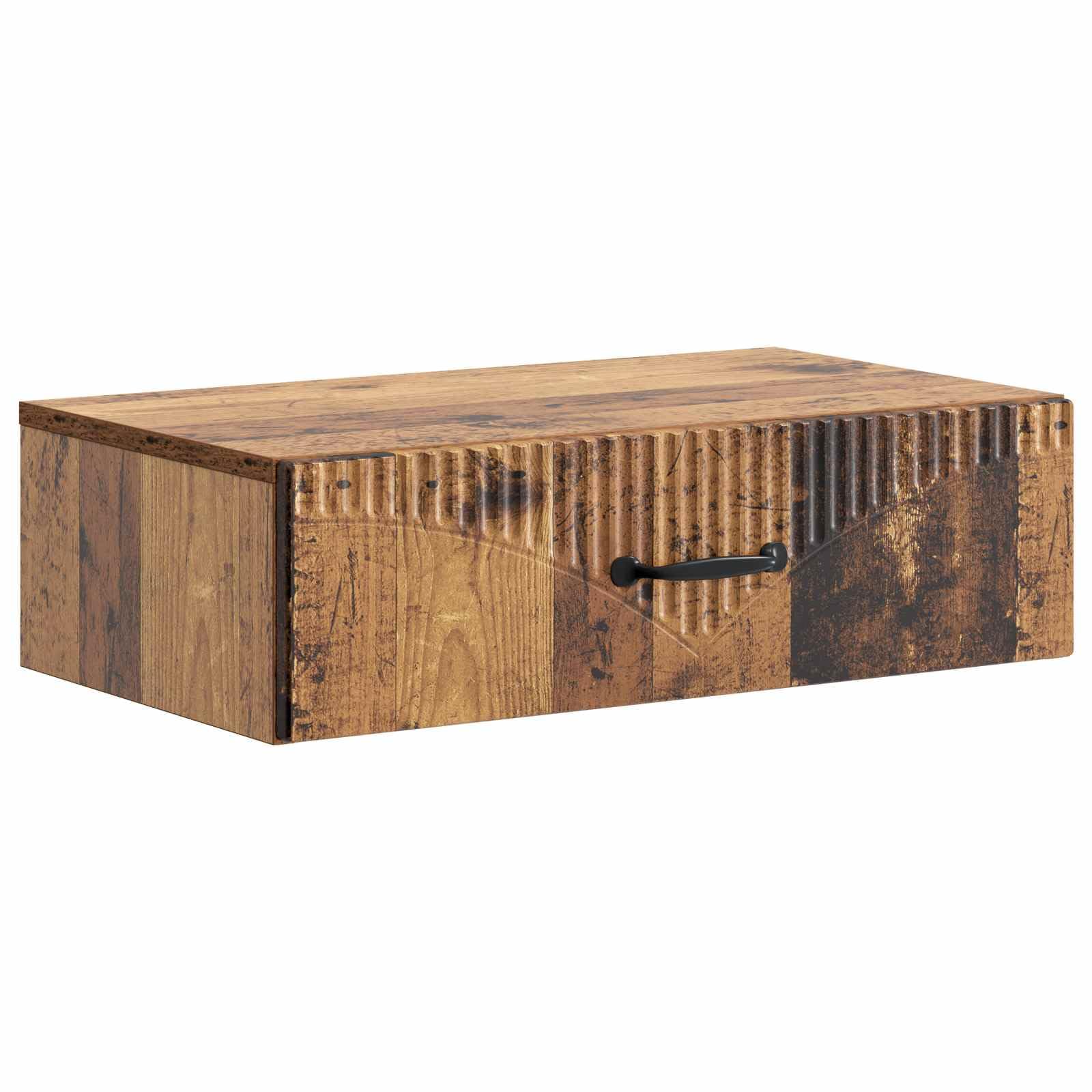 Table d'appoint murale bois d'ingénierie meuble suspendu salon minimaliste