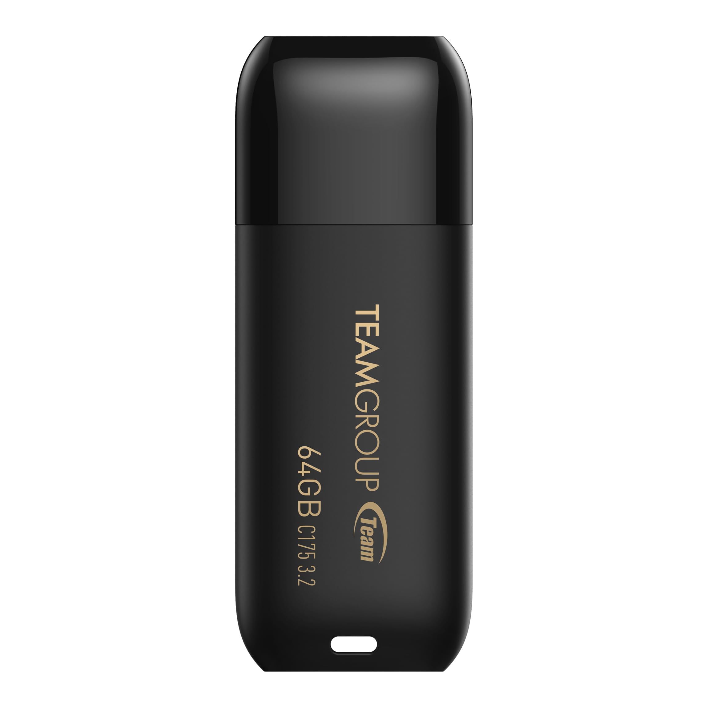 TEAMGROUP C175 64GB USB 3.2 Gen1(USB 3.1/3.0) Read100MB/s Flash Thumb Drive for Computer/Laptop Matte Black TC175364GB01