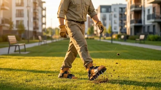 Zapatos aireadores para césped con correas ajustables miniatura 7