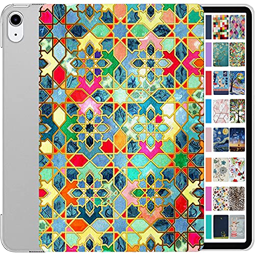 Image of DuraSafe Cases for iPad PRO 11 Inch 1 Generation [ PRO 11 1st 2018 ] A1980 A1934 A2013 A1979 MTXN2HN /A MTXP2HN /A MTXR2HN /A Printed Slim Hard Shell Protective Stand Cover - Damask