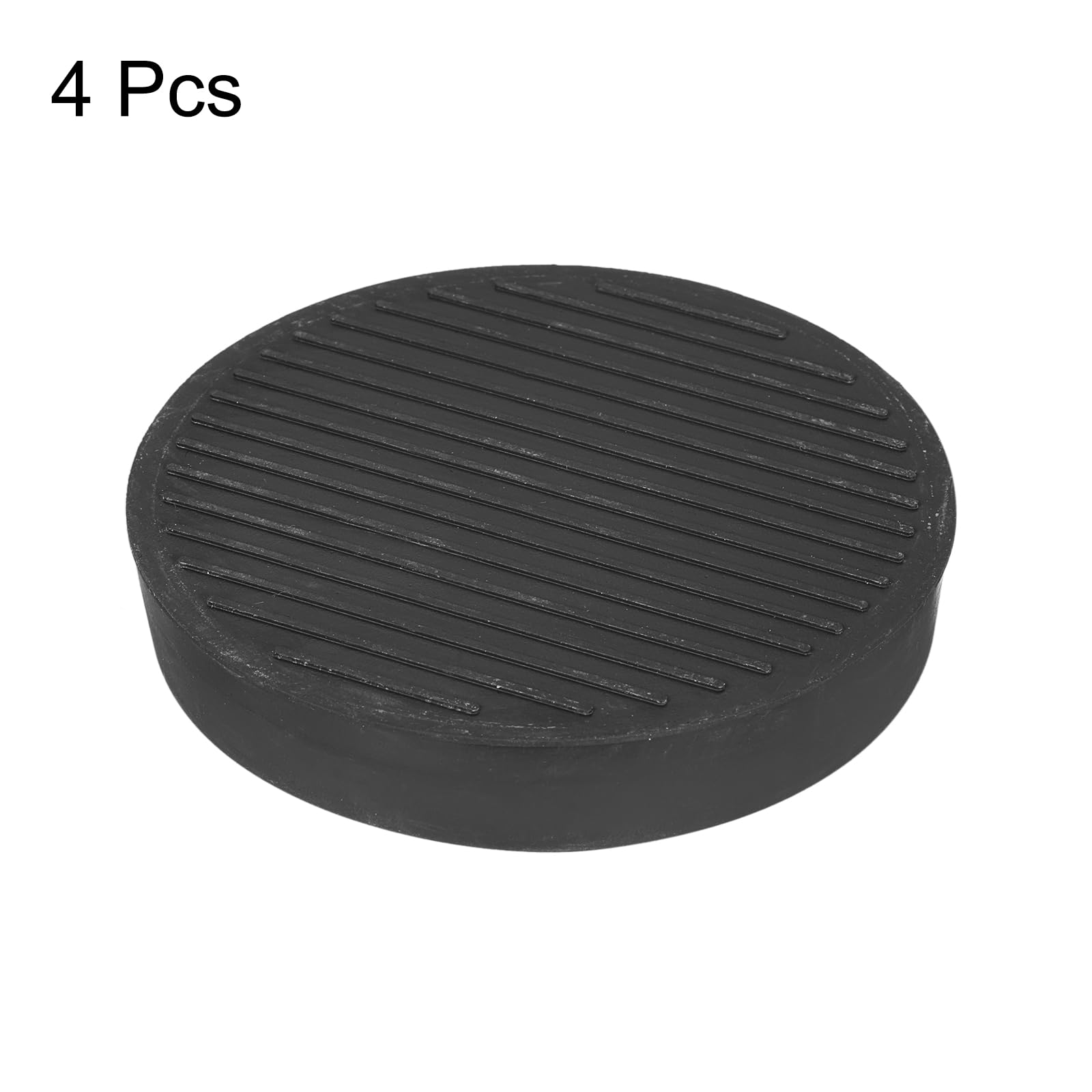 uxcell Chair Leg Floor Protectors, 4Pcs 3", Rubber Round Non-Slip Furniture Pads - Image 3