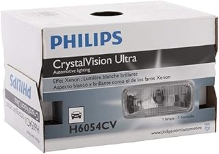 Philips H6054CVC1 CrystalVision ultra Upgrade Xenon-Look Halogen Headlight, 1 Pack