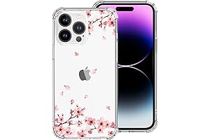 Sakura Pink Peach Flower Floral Case for iPhone 14 Pro
