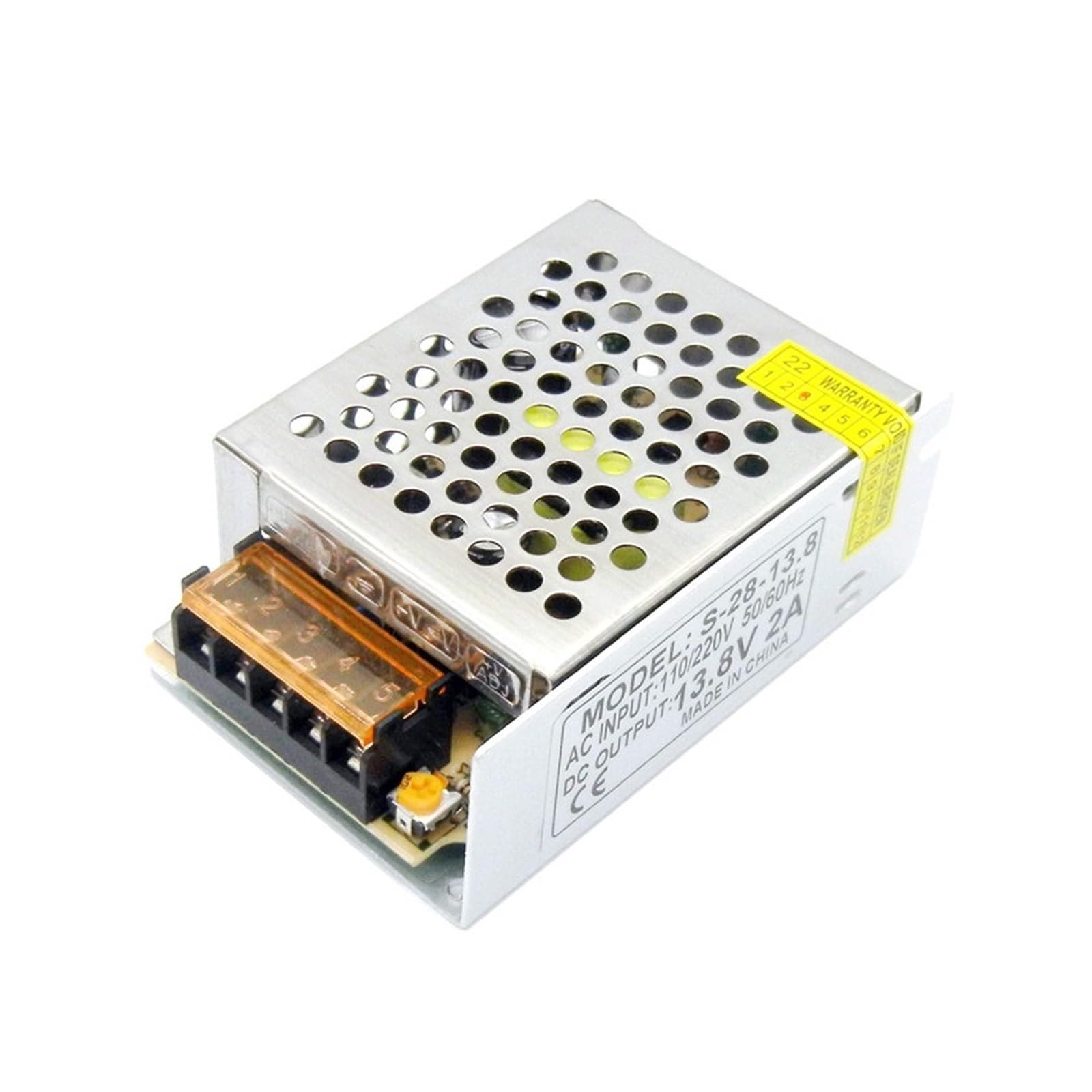 Netzteil Adapter Geregeltes Schalten 13,8 V 15 18 Schaltnetzteil 110 220 AC zu DC geregelter Transformator 28 W 30 spannungsstabilisierte Quelle(15A 2A 30W)