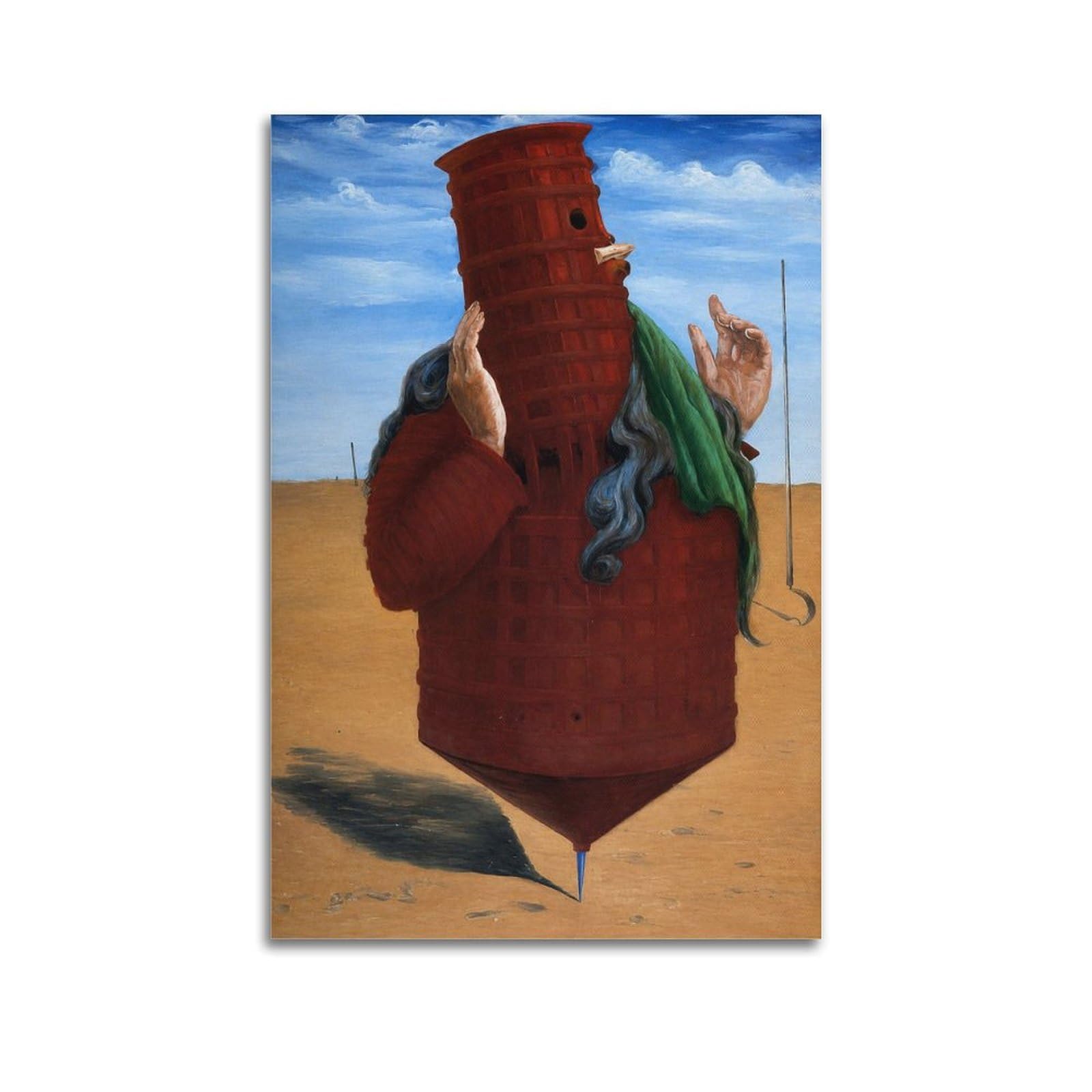 Poster surréalisme Max Ernst Ubu Imperator impression toile 60x90cm