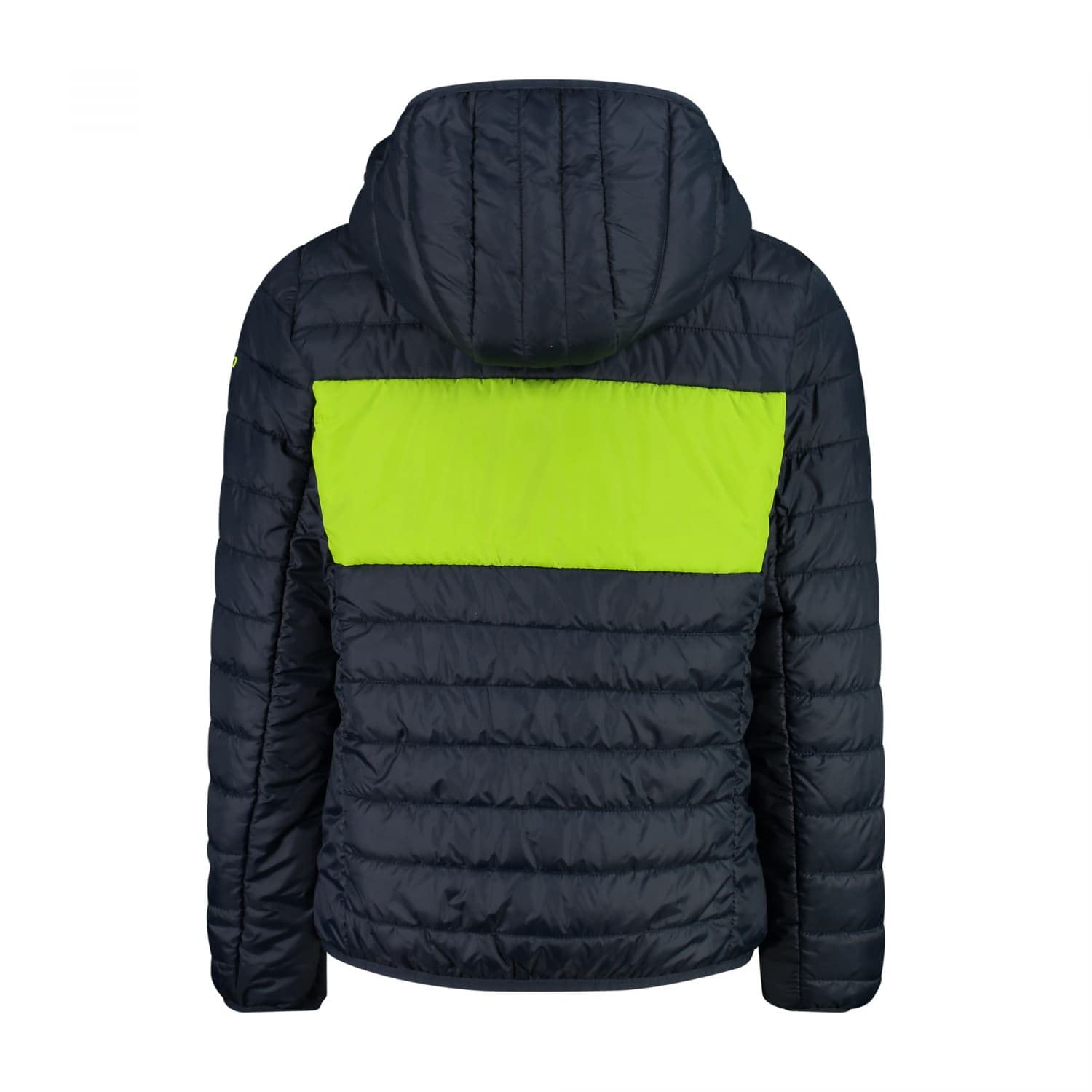 CMP Dziecięca bluza z kapturem, b.Blue-Limegreen, 140
