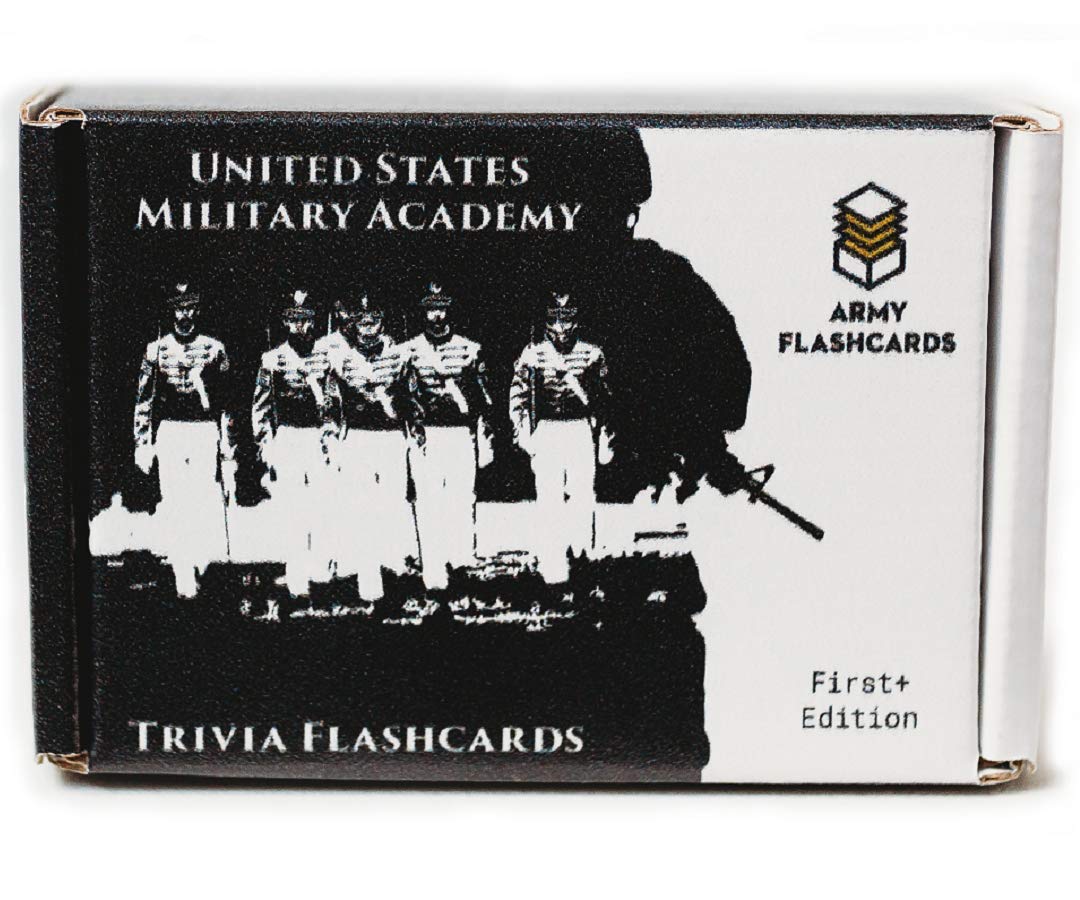 Army FlashcardsUnited States Military Academy Trivia: West Point's Most Interesting Facts, Myths and Legends! | Pack of 100 Trivia Cards | Perfect for Alumni, Cadets, and Visitors | Made in USA