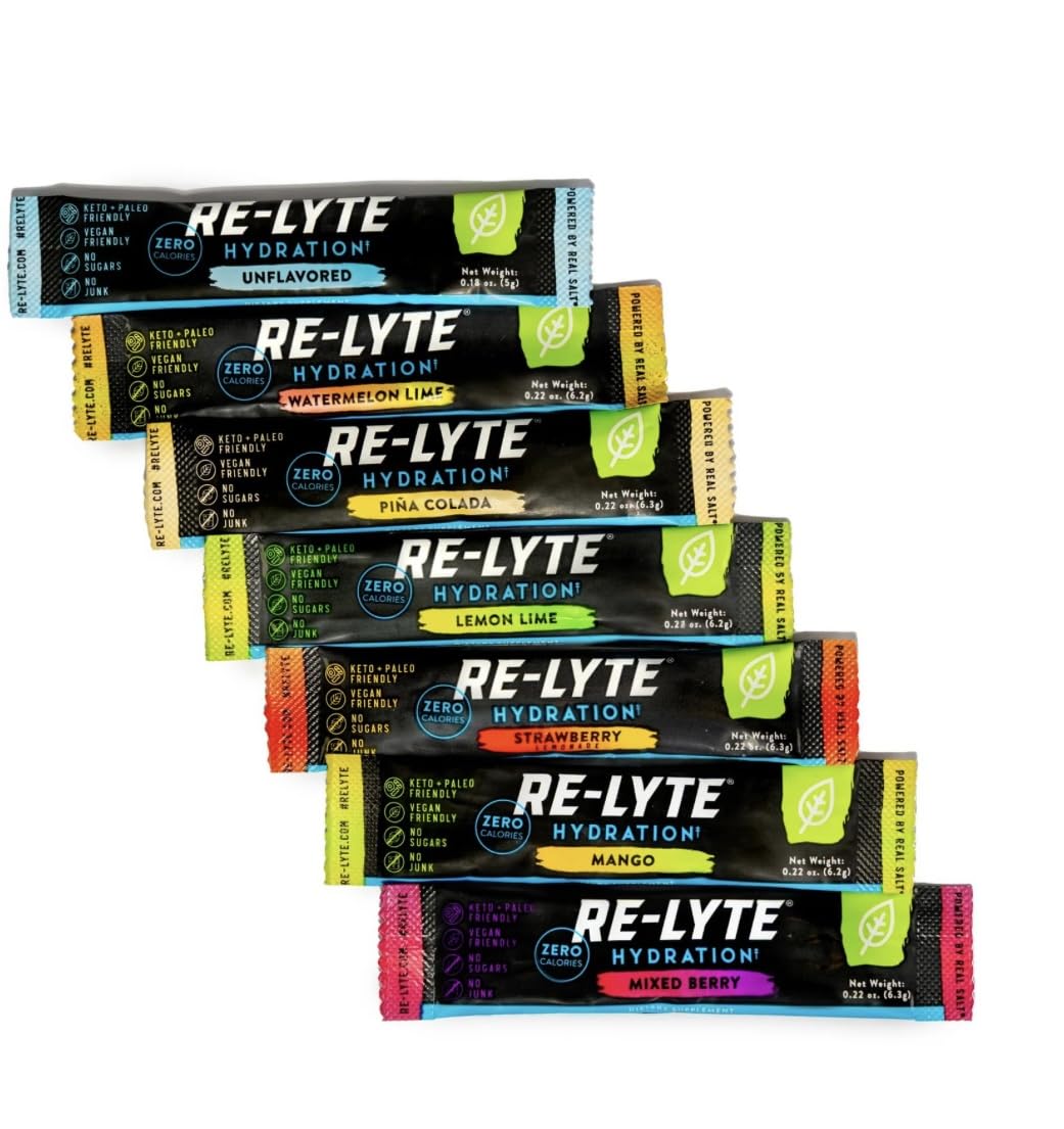 REDMOND ReLyte Relyte Electrolyte Hydration Drink Mix Variety Sample