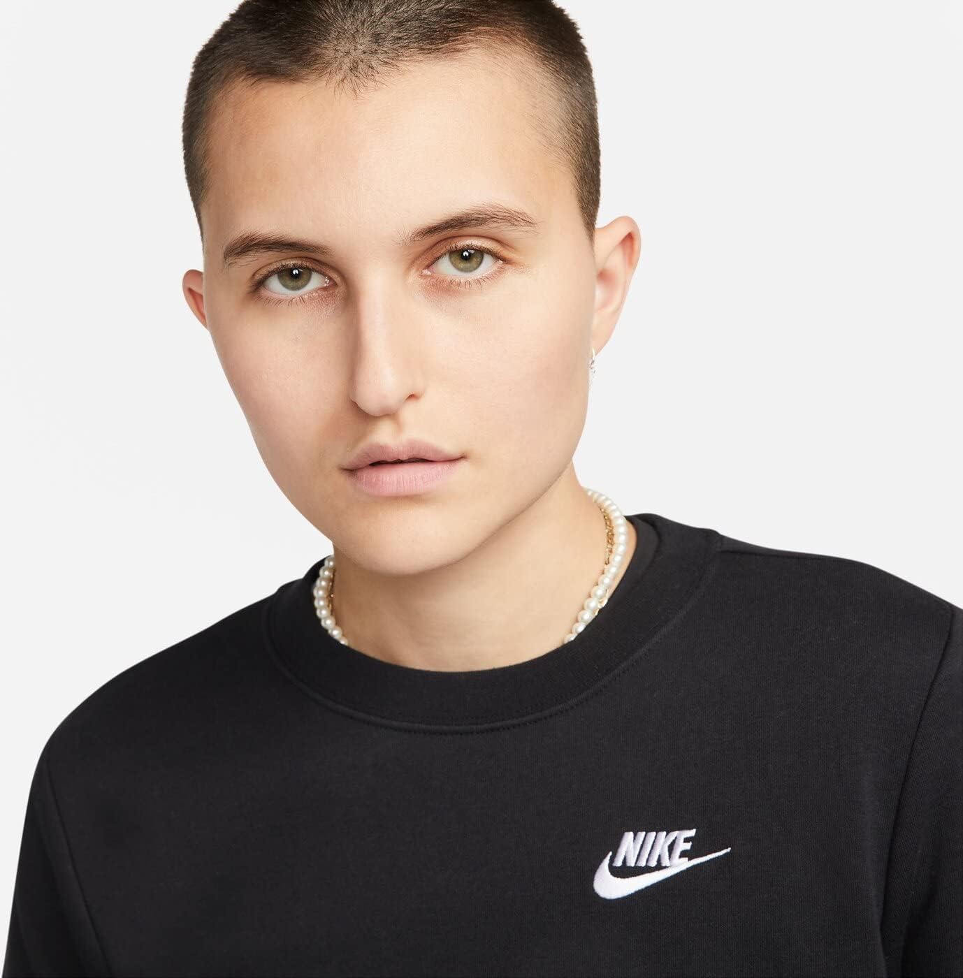 Nike Women's Sportswear Club Fleece Crew-Neck Sweatshirt - Image 4