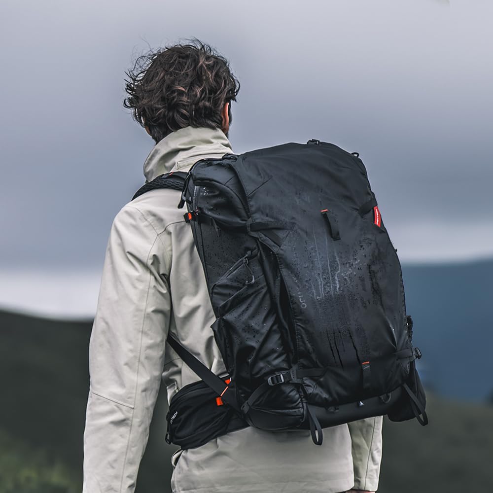[PGYTECH] OnePro Focux Mochila 35 l (negro sideral) Peg Witech Mochila para fotografía al aire libre Fotógrafo Gran capacidad Mochila abierta en la parte superior Acceso lateral Protección del espacio