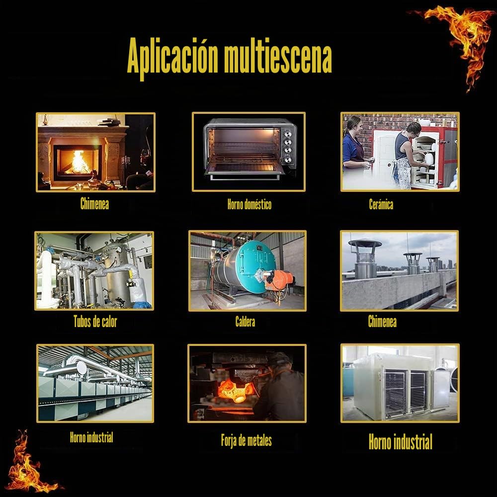 Paneles Refractarios De Fibra De Cerámica - Tablero De Aislamiento Resistente Al Fuego Para Estufa De Leña Horno De Horno De Pizza Horno Forjado Hearthstone Lavavajillas 1PC,600mmx400mmx20mm