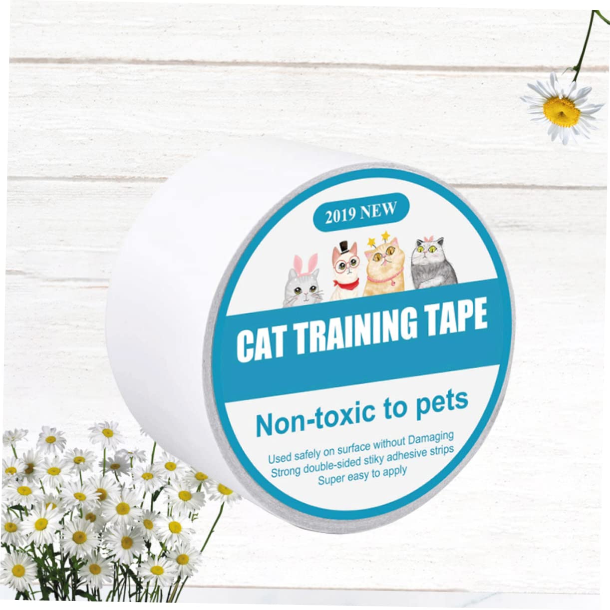 FRCOLOR 3 unidades de cinta rascador para gatos para muebles, transparente, protección contra arañazos, para muebles, gatos, alfombras, para mascotas, cinta adhesiva, protección de muebles, protección