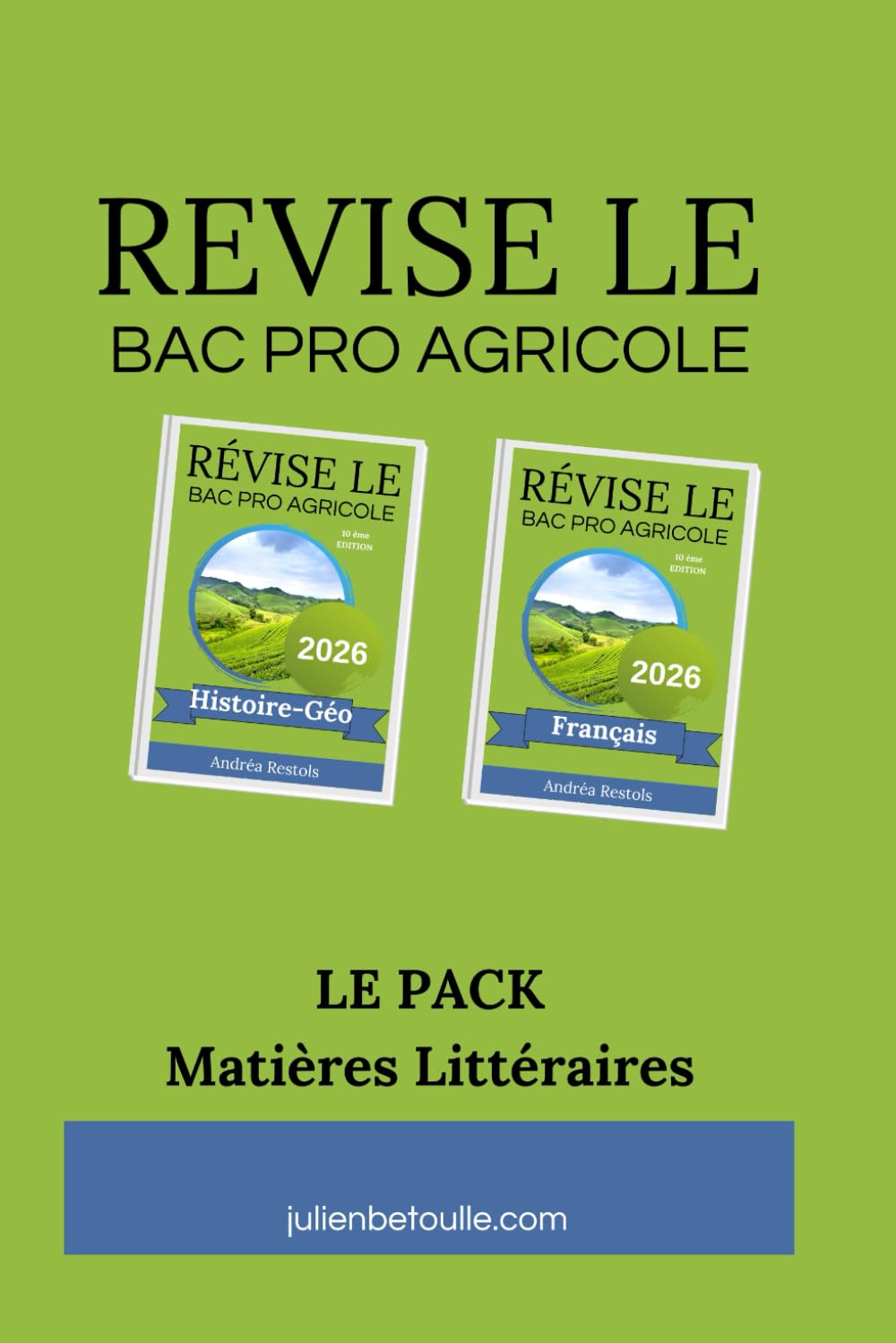 Pack Guide de révisions bac pro agricole Matières Littéraires 2026